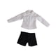 thumbnail image 3 of Conjunto de camisa y pantalones cortos para muñeca en miniatura a escala 1:12, decoración, regalos, cosplay, cuerpo de muñeca, accesorios resistentes Camisa blanca, 3 of 10