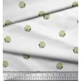 thumbnail image 2 of Soimoi Modal Satin Fabric Leaves & Floral Block Print Fabric by Yard 42 Inch Wide, 2 of 3