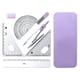 thumbnail image 4 of Juego de geometría matemática con estuche de almacenamiento, herramientas de dibujo, borrador, reutilizable, portátil para Caja Cerrada Violeta, 4 of 9