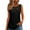 style02-Black, variant on Gamivast Womens Plus Size Summer Tank Tops for Women Loose Fit Pleated Tunics Crew Neck Sleeveless Lace Tops Curved Hem Flowy Shirts Green S at