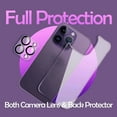 thumbnail image 4 of 4in1 Tempered Glass Back Screensaver With HD Screen Lens Film For iPhone 13 14 12 11 Pro Max, 4 of 5