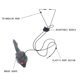 thumbnail image 4 of Cat Toy Self-hey Hanging Door Retractable Cat Scratch Rope Small Mouse Cat Stick Pet Cat Cat Supplies Multicolor, 4 of 5