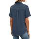 thumbnail image 5 of Camisas de Manga Larga para las Mujeres Suelto Ajuste Solapa Botón de Manga Corta Blusa de Túnica, Suaves Camisas de Manga Larga para las Mujeres Bajo Scrubs Desgaste de Verano Casual, 5 of 7