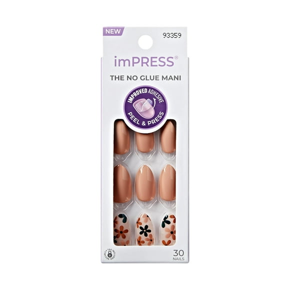 KISS imPRESS Nails -As It Was, Beige, Almond, Medium