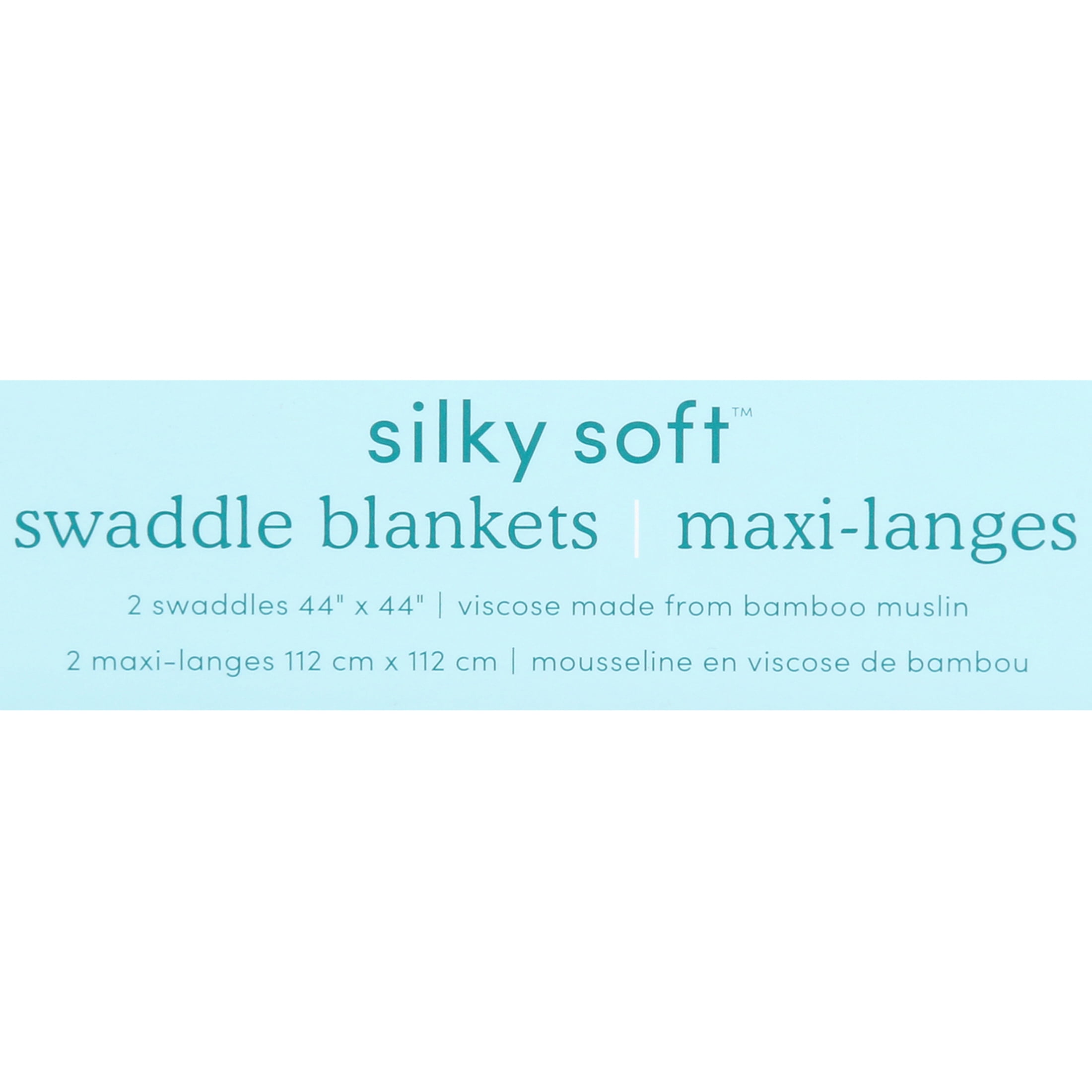 aden + anais essentials stencil - silky soft swaddles - 2pack