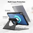 thumbnail image 4 of for iPad 10th Gen/11th Gen (2022/2025) 10.9 inchDetachable Magnetic Case with Sleep/Wake, Multi-Angle Stand, Shockproof TPE+PC Protection - Blue, 4 of 7