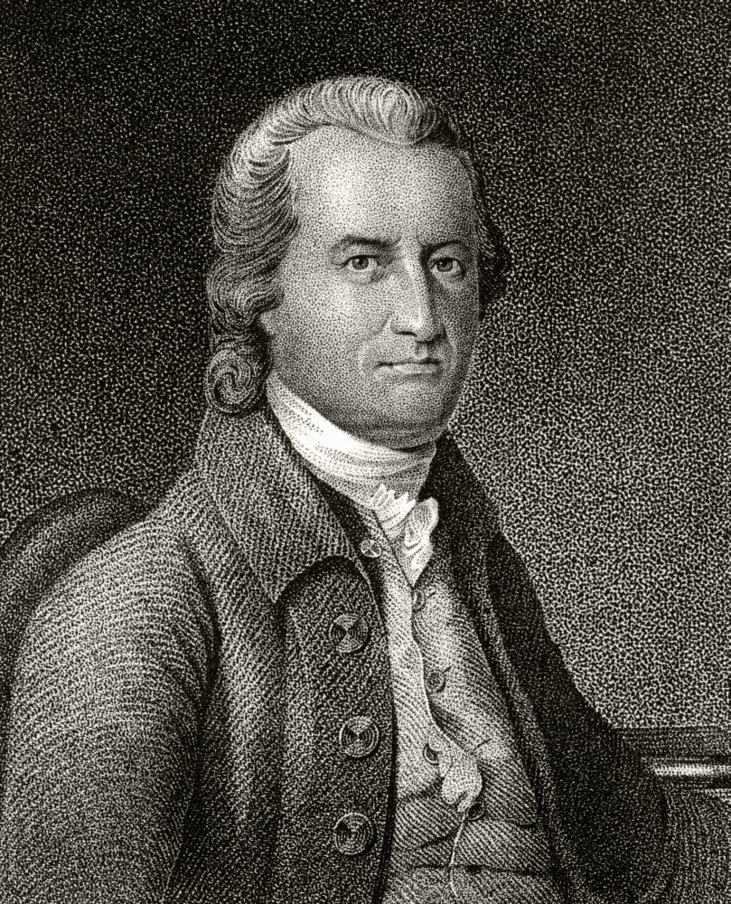 Oliver Wolcott 1726 To 1797 American Statesman And Founding Father A Signatory Of Declaration Of Independence 19Th Century Engraving By J Longacre From A Painting Canvas Art - Ken Welsh Design Pics (