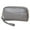 Gray, variant on HAWEE Cellphone Wallet for Women Genuine Leather Clutch Purse Large Capacity Double Zipper Wristlet Wallet for Ladies