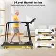 thumbnail image 6 of Redliro Walking Treadmill for Seniors with Long Handrails, Foldable Incline Treadmil, 265lbs Compact Treadmill for Home Exercise, 6 of 8
