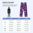 thumbnail image 4 of Kdxio Retro 80s Style Print Mens Pajama Pants Set Sleep & Lounge Pants, PJ Bottoms with Pockets and Button Fly-Large, 4 of 6