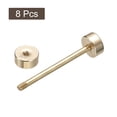 thumbnail image 3 of Unique Bargains 8Pack Métal Sac Sangle Connecter Boucles, 32x42mm Bourse Vis Rivets de Fixation (Doré Clair), 3 of 7