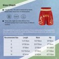 thumbnail image 7 of TiaoBug Kids Muay Thai Boxing Shorts with Gold Dragon Print Elastic Waist Fight Shorts for Training Competition Red 12, 7 of 7