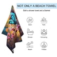 thumbnail image 2 of Wildflowers Butterfly Beach Towel Microfiber Beach Towels Sand Free Quick Dry Lightweight Travel Towels, 2 of 7