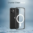 thumbnail image 3 of JETech Magnetic Case for iPhone 12/12 Pro 6.1-Inch Compatible with MagSafe Wireless Charging, Shockproof Phone Bumper Cover, Anti-Scratch Clear Back (Black), 3 of 7