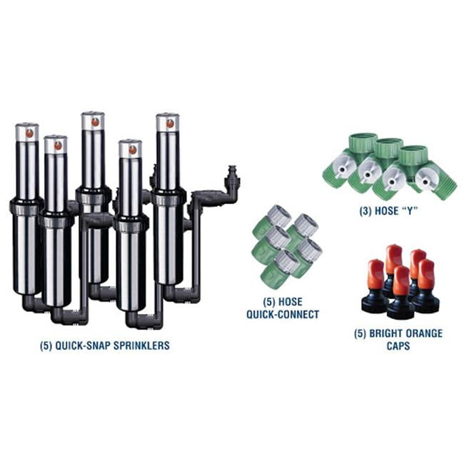 Autowater QSK-745 Quick Snap in Ground 5 in. Pop Up Adjustable Sprinkler, Pack of 5 by Autowater Irrigation Co., Inc.