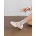 thumbnail image 6 of ELLSIAR Women's Bow Mary Jane Wedge Shoes with Elastic Cross Straps, 6 of 6