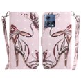 thumbnail image 2 of Case for Motorola Moto S30 Pro 5G Cover Magnetic 3D Pattern Wallet Flip Case With Strap - High heel, 2 of 5