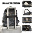 thumbnail image 3 of FORMRS Mini Backpack Purse for Women Quilted Travel Daypack Casual Shoulder Bag, Gray Sky Pattern, 3 of 7