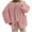 Pink, variant on Htigea Clearance Women's Warm Winter Coats Casual Long Sleeve Button Up Fuzzy Sherpa Fleece Jackets Outerwear Today Sales Army Green,L