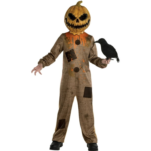 Amscan Rotten Jack-o-Lantern Pumpkin Halloween Costume for Children ...