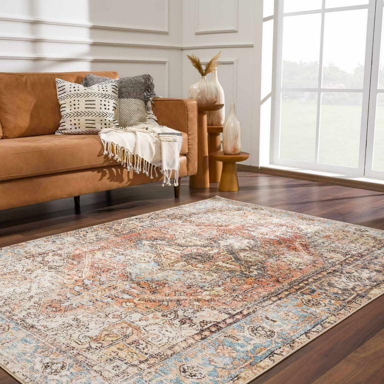 BoutiqueRugs Beck Bohemian Vintage Medallion Area Rug - Oriental