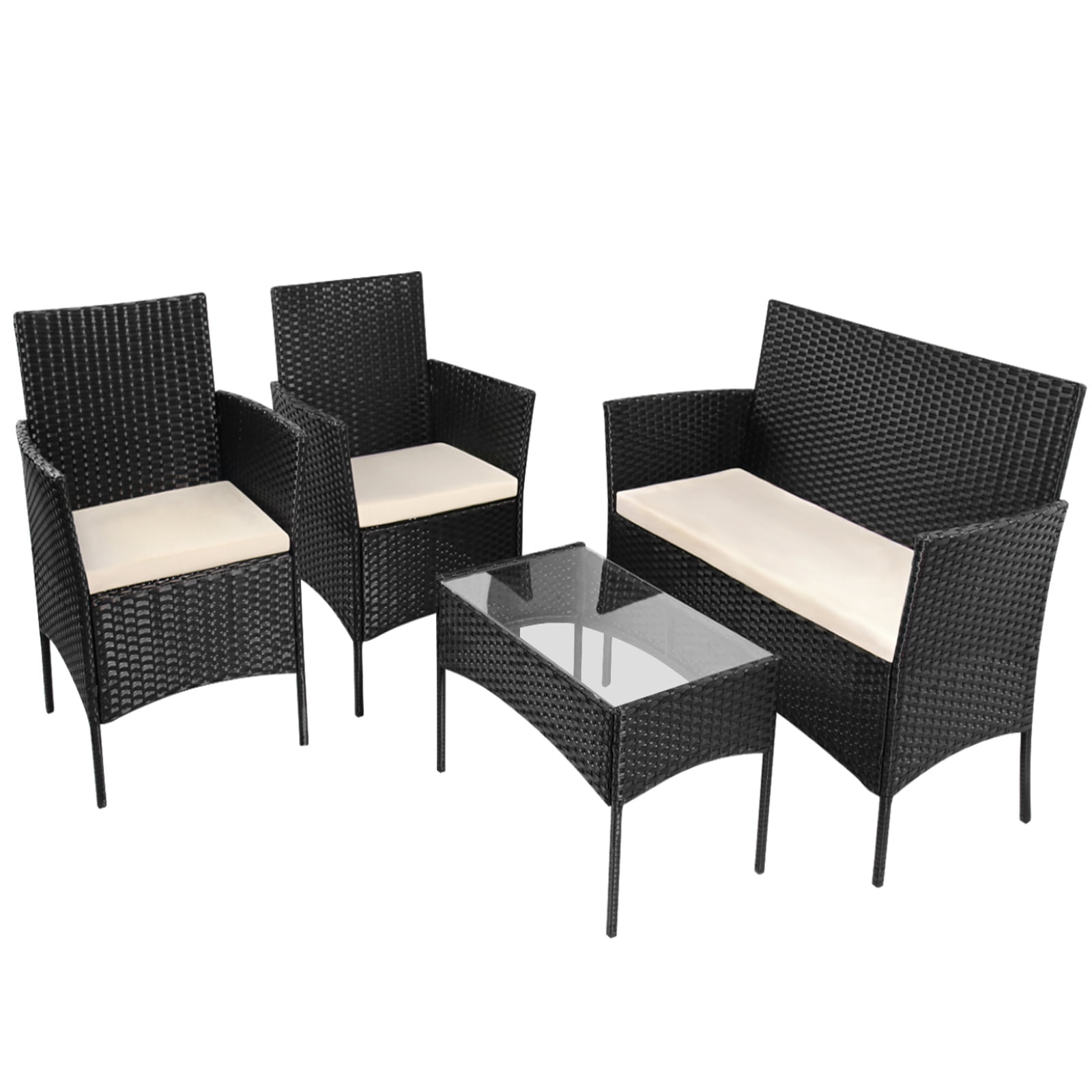Bigzzia rattan 2024 garden furniture set