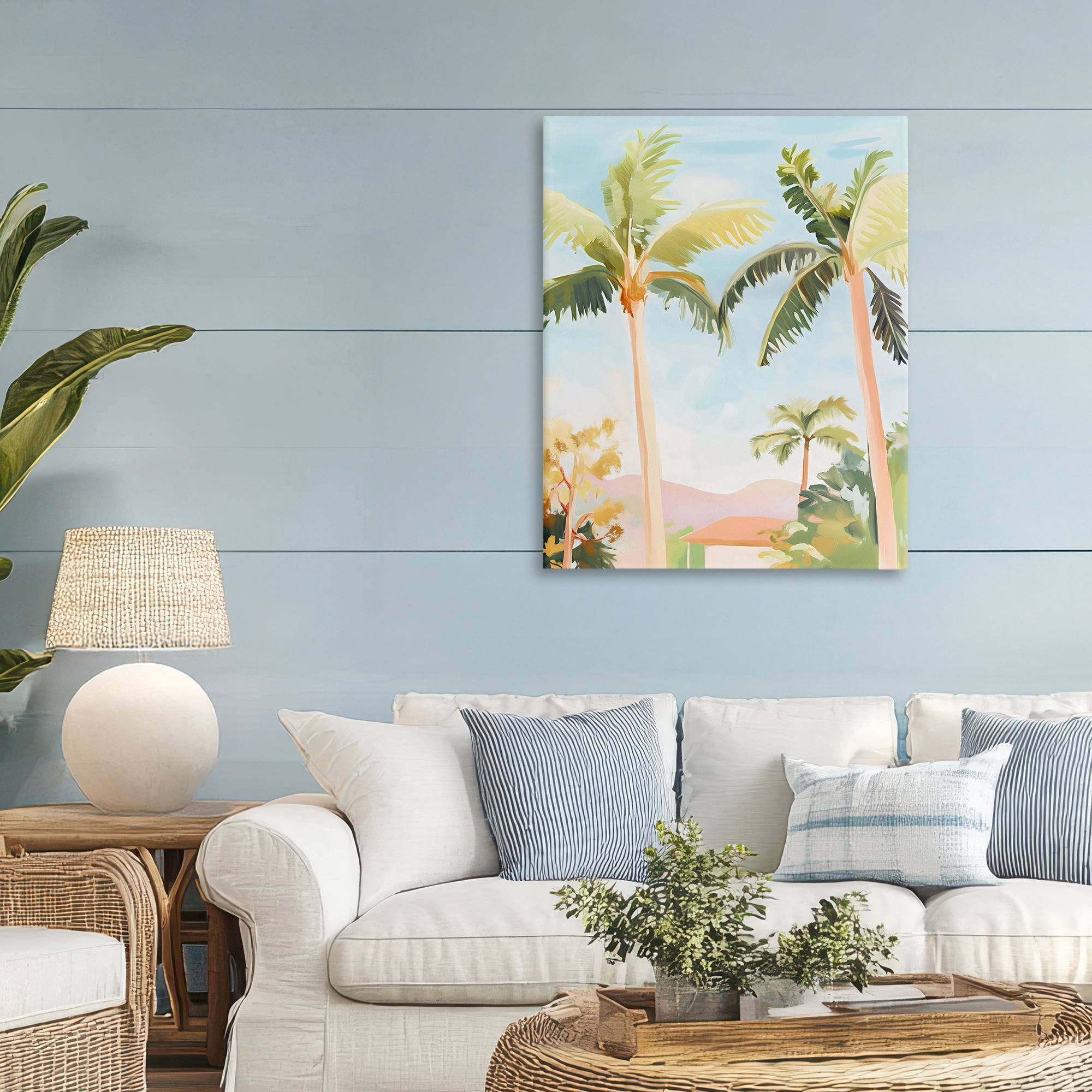 Stupell Industries Rising Above Tropical Palms Canvas Wall Art, design by The Prints Vibe