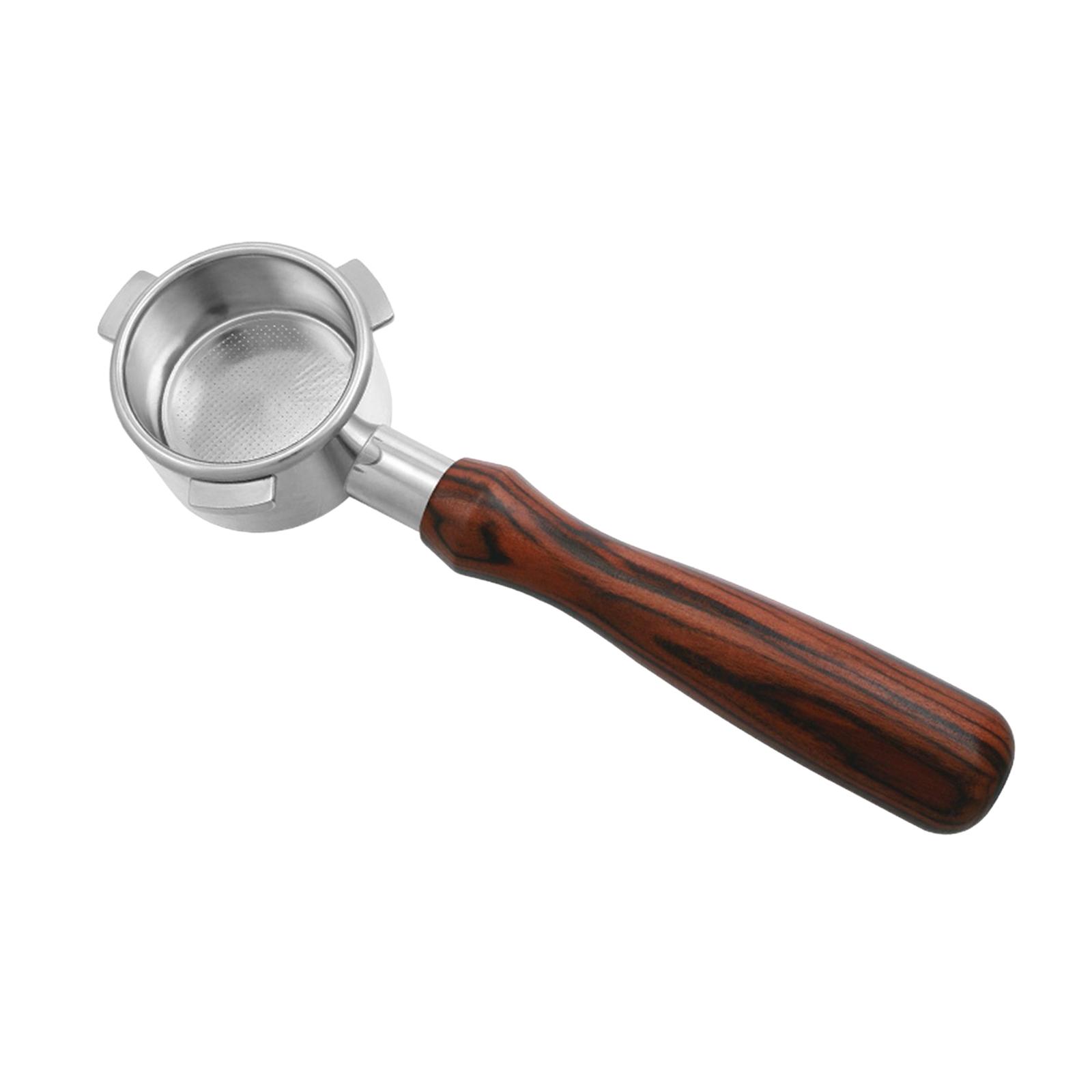 Coffee Machine Bottomless Portafilter and Filter Stainless Steel Tool