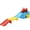 Blue & Red, variant on Up & Down Roller Coaster，Kids Ride On Toy，Toddler Push Car with Assembled Race Track & Storage Base Box, Indoor Outdoor Playset