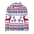thumbnail image 4 of qucoqpe Women's Christmas Graphic Print Hooded Sweatshirt Drawstring Long Sleeve Festive Holiday Casual Pullover Sweaters, 4 of 5