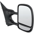 thumbnail image 2 of New Right Side View Door Mirror Assembly Compatible with 2005-2006 Ford E-350 Super Duty XL XLT Chateau Base Cargo Extended 5.4L 6.0L 6.8L Manual Folding Non-Heated Textured Black V8, 2 of 3