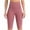Pink, variant on FINALGANG Casual Shorts For Women Solid Color Slim Fit Athletic Knee Length Leggings Lift Yoga Athletic Shorts Design Durable Skin Friendly Fabric For Adult