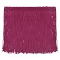 thumbnail image 1 of 10 Yardas 6" Borla Flecos Chainette Adorno Encaje Corte Flecos Poliéster Cinta para Manualidades Costura Ropa, Rojo Oscuro, 1 of 6