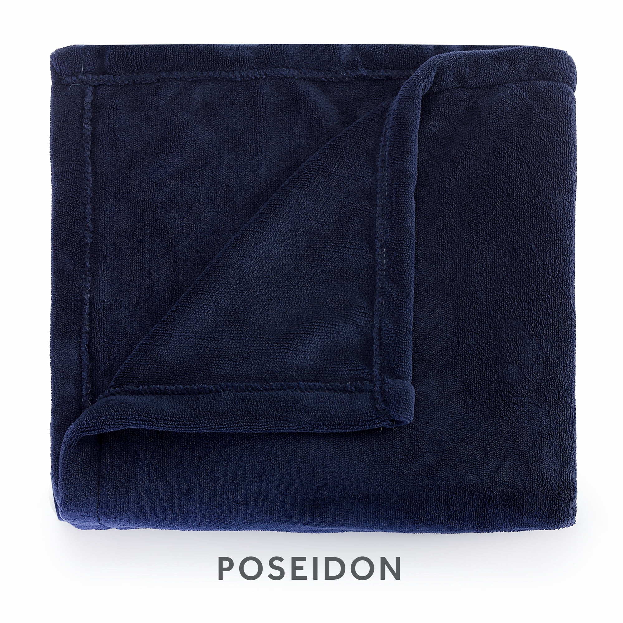 Sunbeam Poseidon Blue Microplush Electric Blanket, Full