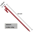 thumbnail image 4 of Estacas para Tienda RIY de Acero de Alta Resistencia 30 cm Paquete de 8 para Camping, 4 of 9