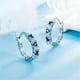 thumbnail image 3 of Fiudx Anillo de Diamantes Azules, Elegante Banda de Cristal Azul con Incrustaciones, Elegante Diseño de Acero Inoxidable, Perfecto para Reuniones o Fiestas En Casa, Gran Regalo para La Familia, Acces, 3 of 6