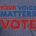 thumbnail image 3 of CafePress - Your Voice Matters T Shirt - Mens Tri-blend T-Shirt, 3 of 4