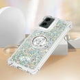 thumbnail image 5 of Compatible with Motorola Moto G 5G 2024 Case Glitter Liquid Clear Bling Moving Floating Sparkle with Ring Kickstand TPU Girly Women Cute Phone Case for Moto G 5G 2024 Sliver YBZ, 5 of 14