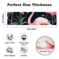 thumbnail image 2 of Flamingo Runner Rugs Kitchen Mats Rubber Mats, Rectangular 15.7"x59", Washable Absorbent, 2 of 6