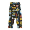 thumbnail image 5 of Bingfone Pajamas For Women,Teeth Pajama Pants With Pockets-Large, 5 of 9