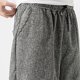 thumbnail image 3 of Pantalones largos para hombre, moda de verano, lisos, informales, con cintura elástica y bolsillos, 3 of 6