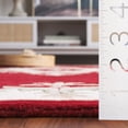 thumbnail image 5 of SAFAVIEH Aubusson Albus Medallion Area Rug, Red/Ivory, 5' x 8', 5 of 11