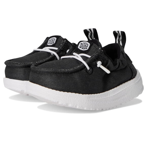 Zapatos HEYDUDE Lil Dudes para Bebés y Niños Pequeños Negro Talla 4
