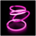 thumbnail image 3 of Windy City Novelties - 8" Pink Glow Stick Bracelets - Bulk 50 Pack for Summertime Fun & Beach Parties, 3 of 7