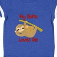 thumbnail image 4 of Inktastic My Nana Loves Me Sloth Boys or Girls Baby Bodysuit, 4 of 5