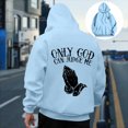 thumbnail image 1 of WILLBEST Sudaderas De Hombre Sudadera con Capucha Informal con Diseño Estampado De Dios para Hombre, Jersey De Manga Larga, Cómoda para Uso Diario Grande, 1 of 6
