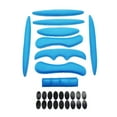 thumbnail image 1 of Visland 27 Pcs/Set Cycling Helmet Sponge Pad Kit Breathable Washable Shock Absorbing Universal Mountain Road Bike Riding Helmet Padding Lining Cushion Kit, 1 of 8
