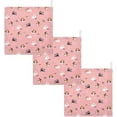 thumbnail image 7 of SKYSONIC 5 PCS Pink Halloween Dogs Baby Muslin Washcloths, Cute Cartoon Pattern Face Towel Burp Cloths Ultrasoft Absorbent Cotton Bath Wipes Towels for Newborn Boys Girls, 7 of 7