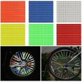thumbnail image 1 of 72 reflectores de radios de 6 colores para bicicleta, reflectores de radios, reflectores de radios de tubo especial, clip de montaje reflectante, 1 of 4
