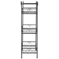 thumbnail image 4 of Safavieh Noreen Outdoor Iron 3 Tier Shelf, Black, 4 of 13